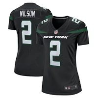 Maillot de joueur Nike Zach Wilson pour femme, noir, New York Jets