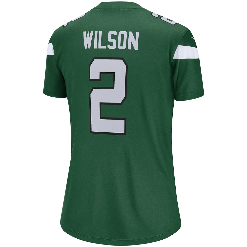 Women's Nike Zach Wilson  Green New York Jets Team Legend Player Performance Top