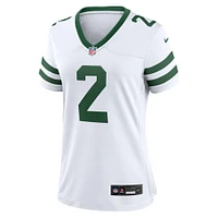 Women's Nike Zach Wilson Legacy White New York Jets Game Jersey