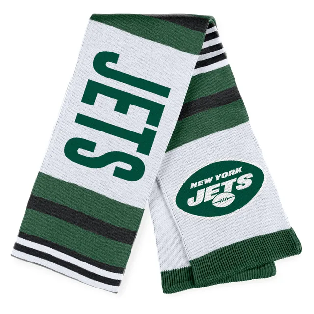 Lids New York Jets WEAR by Erin Andrews Women's Jacquard Striped Scarf