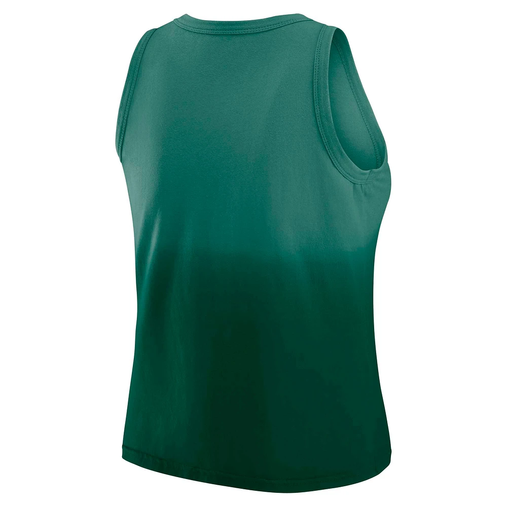 Women's WEAR by Erin Andrews x Gracie Hunt Green New York Jets Ombre Tank Top