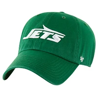 Casquette ajustable « 47 Green New York Jets Logo Clean Up » pour jeunes