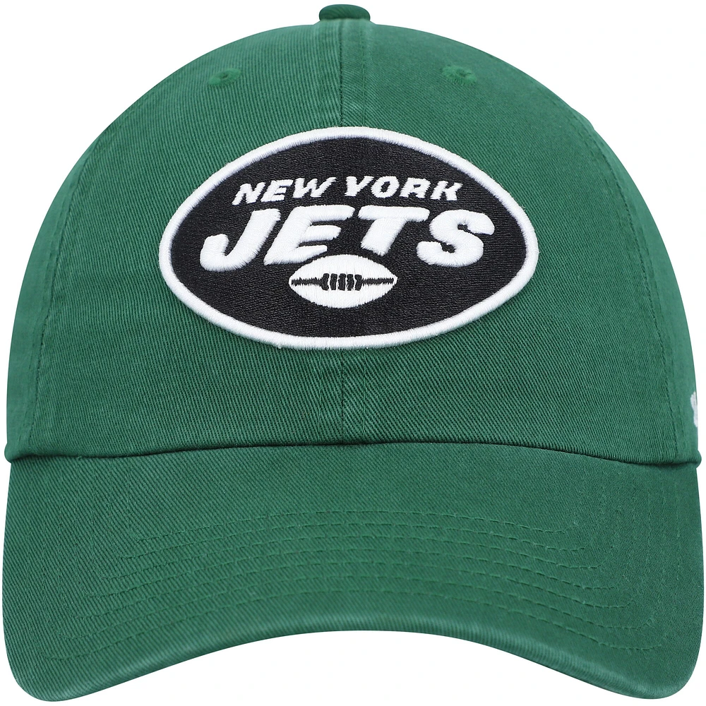 Youth '47 Green New York Jets Logo Clean Up Adjustable Hat