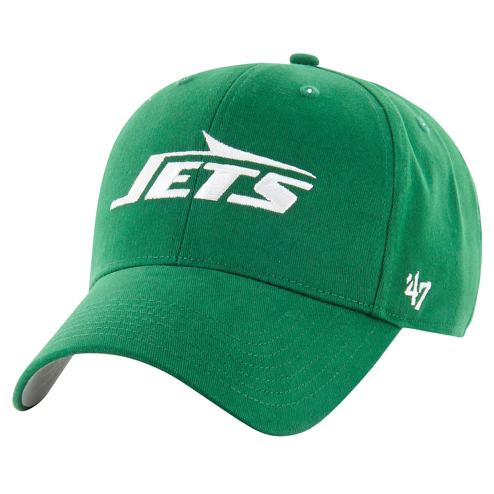 Casquette ajustable MVP des New York Jets verte '47 pour jeunes