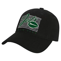 Youth Black New York Jets Retro Wooly Adjustable Hat