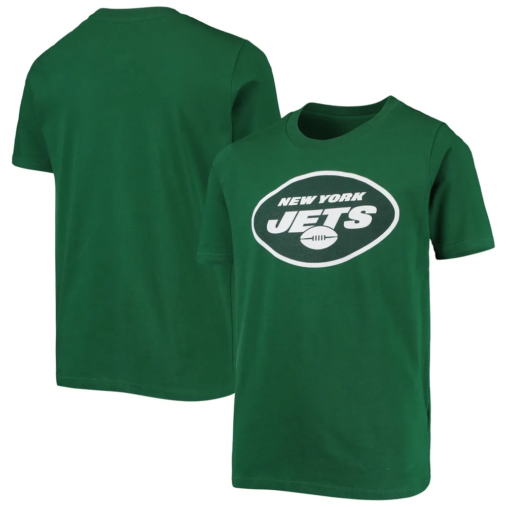 Outerstuff Youth Green New York Jets Primary Logo Long Sleeve T-Shirt Size: Large