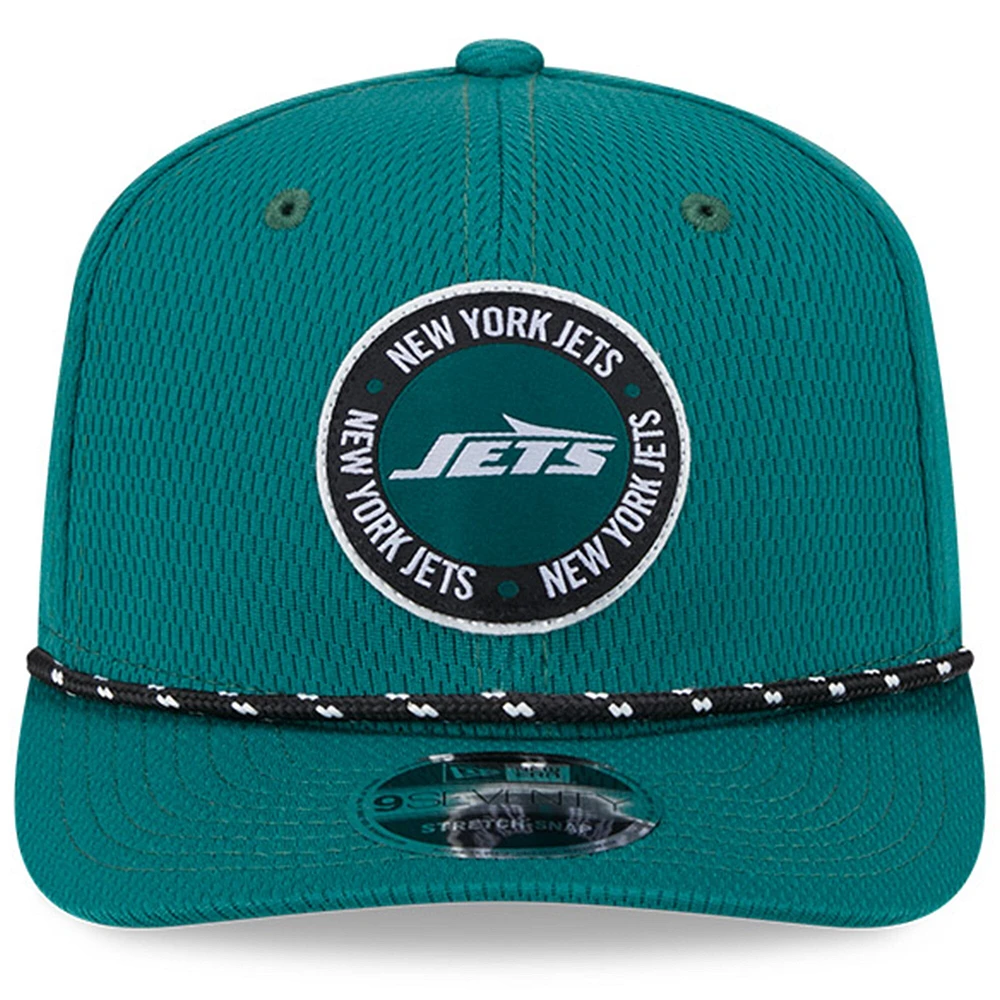 Casquette réglable New Era Green New York Jets 2024 Sideline 9SEVENTY pour jeune