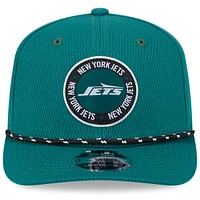 Casquette réglable New Era Green New York Jets 2024 Sideline 9SEVENTY pour jeune