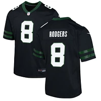 Maillot de jeu alternatif pour jeunes Nike Aaron Rodgers Legacy noir des New York Jets