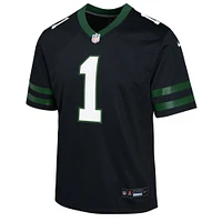 Maillot Nike Ahmad Sauce Gardner noir pour jeunes des New York Jets, match alternatif