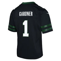 Maillot Nike Ahmad Sauce Gardner noir pour jeunes des New York Jets, match alternatif