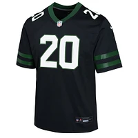 Maillot Nike Breece Hall noir pour jeunes des New York Jets, match alternatif