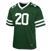 Maillot de match Nike Breece Hall Green des New York Jets pour jeune