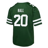 Maillot de match Nike Breece Hall Green des New York Jets pour jeune