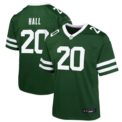 Maillot de match Nike Breece Hall Green des New York Jets pour jeune