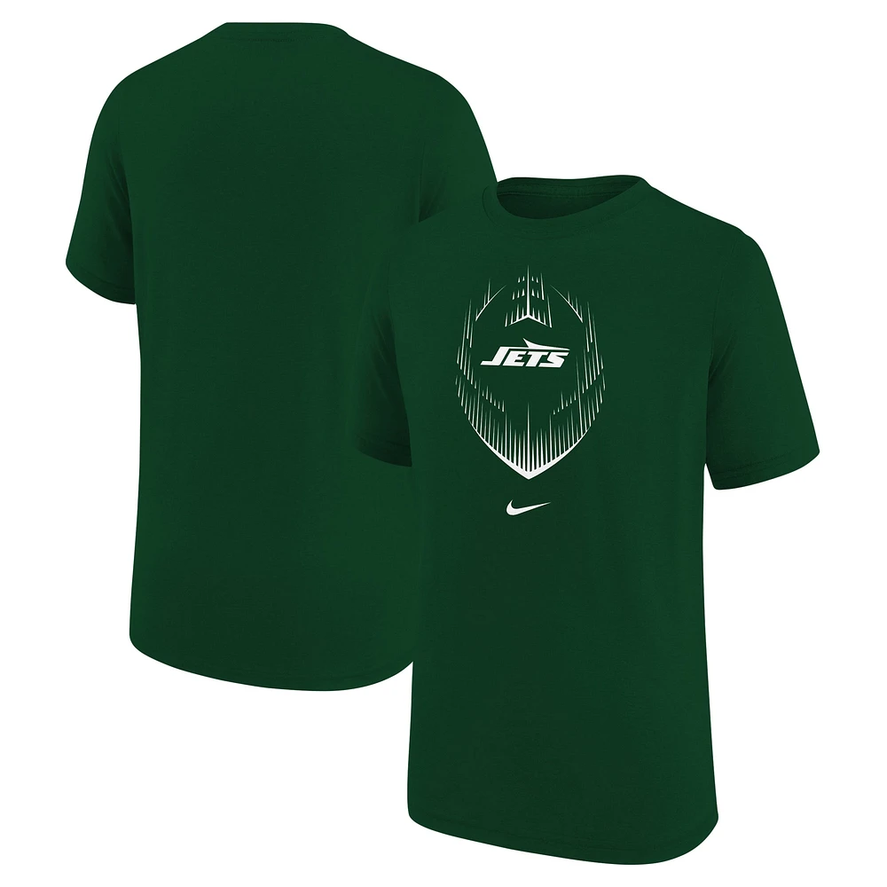 T-shirt Nike vert pour jeunes New York Jets Legend Icon