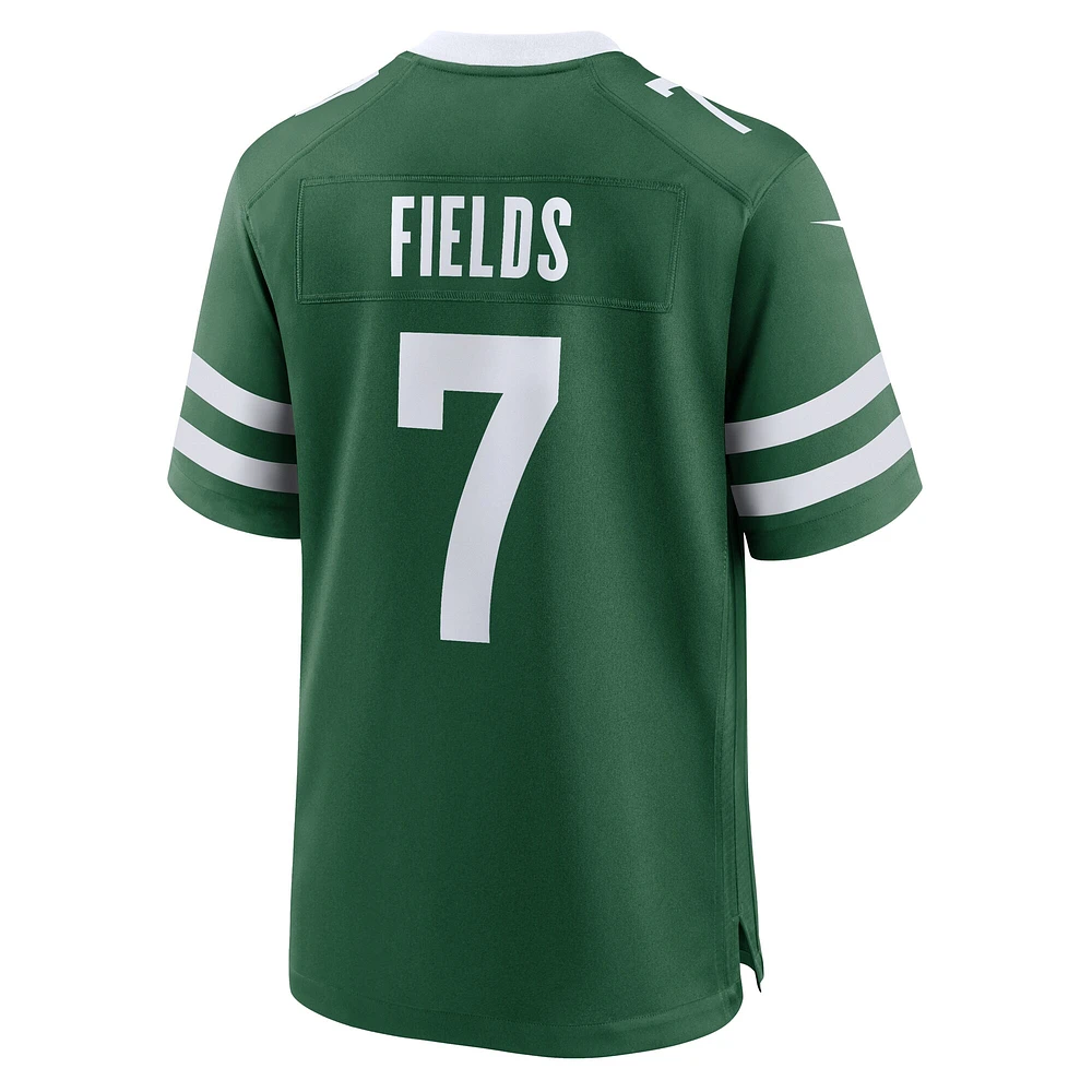 Youth Nike Justin Fields Green New York Jets Game Jersey