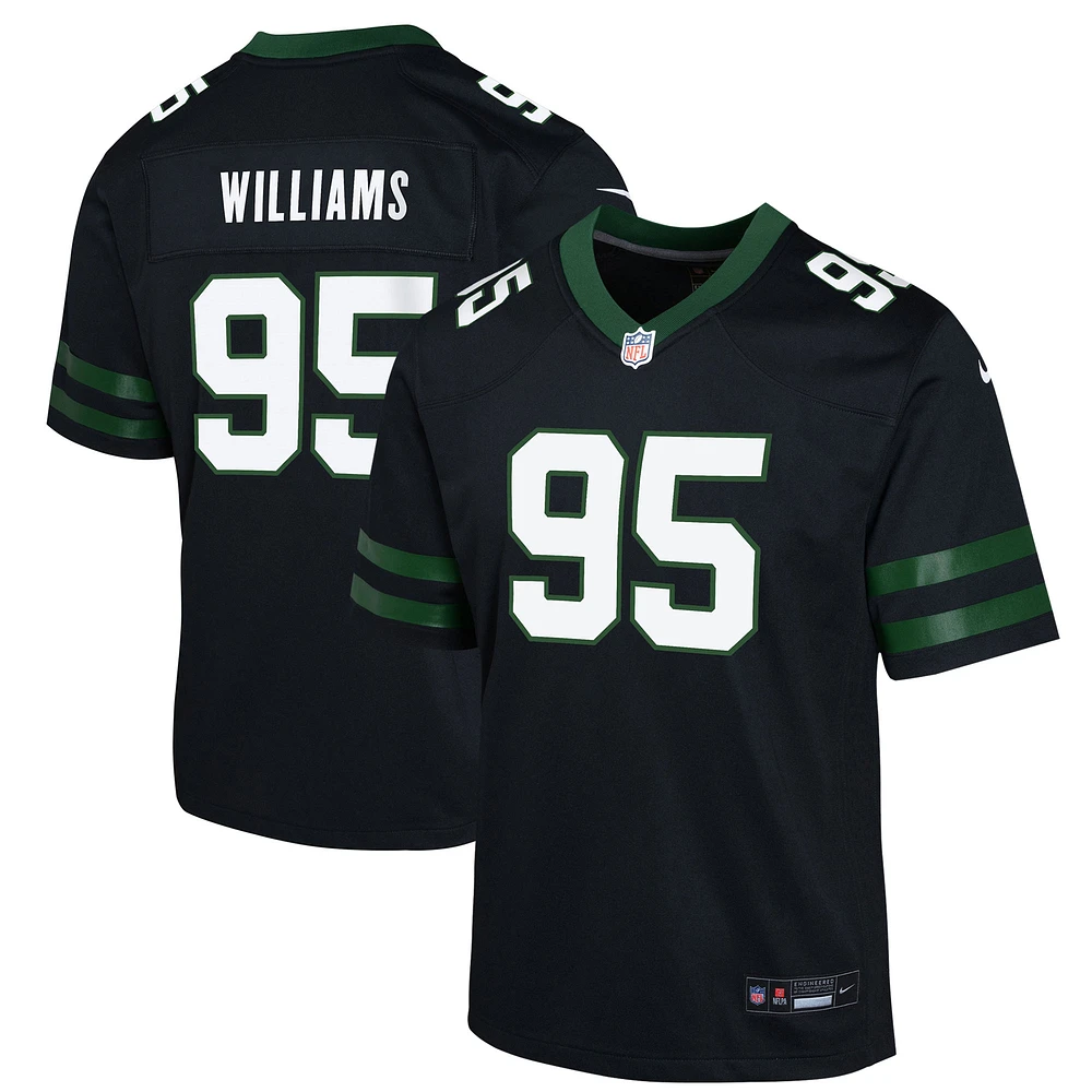 Maillot Nike Quinnen Williams noir pour jeune des New York Jets, match alternatif