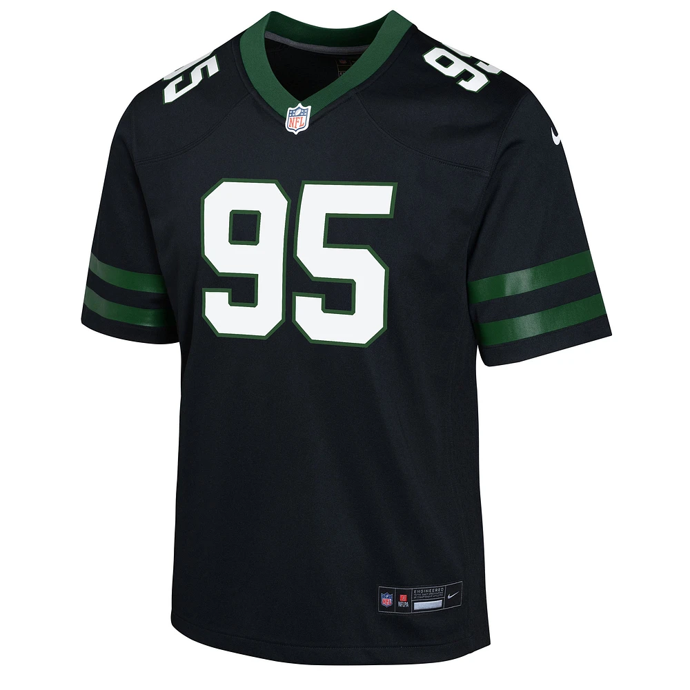 Maillot Nike Quinnen Williams noir pour jeune des New York Jets, match alternatif
