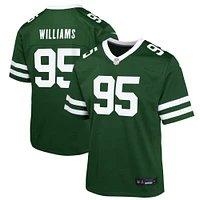 Maillot de match Nike Quinnen Williams vert des New York Jets pour jeune