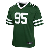 Maillot de match Nike Quinnen Williams vert des New York Jets pour jeune