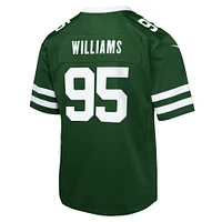 Maillot de match Nike Quinnen Williams vert des New York Jets pour jeune