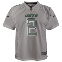 Maillot New York Jets Atmosphere Game Nike Zach Wilson gris pour jeune