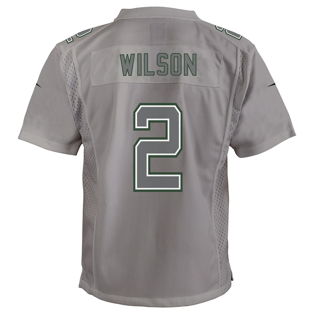 Maillot New York Jets Atmosphere Game Nike Zach Wilson gris pour jeune