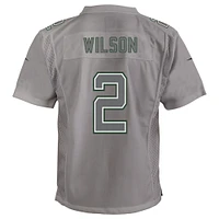 Maillot New York Jets Atmosphere Game Nike Zach Wilson gris pour jeune