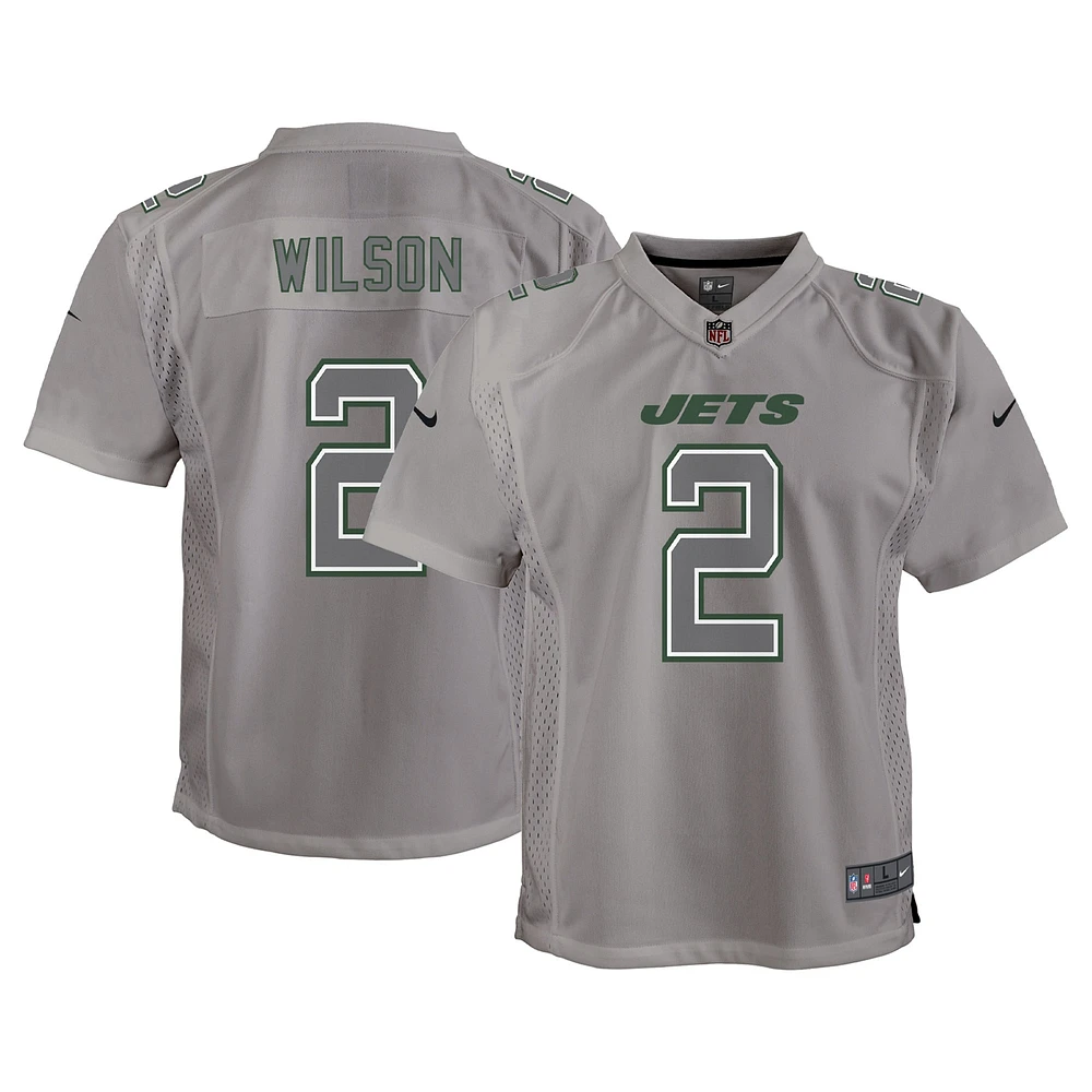 Nike Youth Nike Zach Wilson Gray New York Jets Atmosphere Game