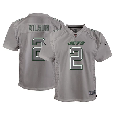 Maillot New York Jets Atmosphere Game Nike Zach Wilson gris pour jeune