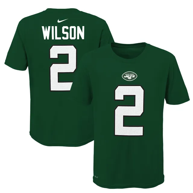 Men's Nike Zach Wilson Gotham Green New York Jets Game Jersey Size: Large