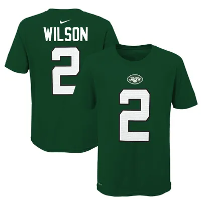 Men's New York Jets Zach Wilson Nike White Game Jersey