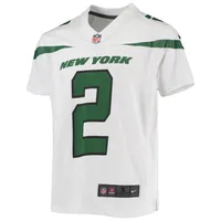 Nike Youth Nike Zach Wilson White New York Jets Game Jersey