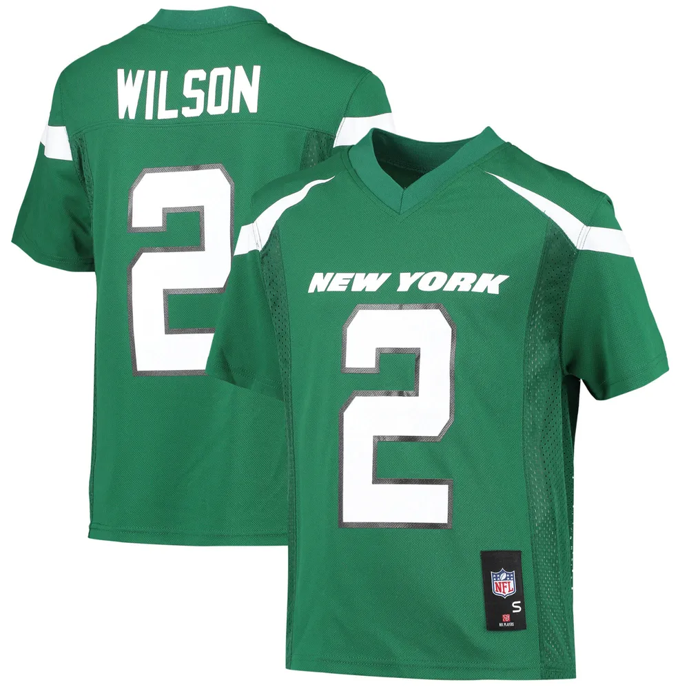 Outerstuff Youth Zach Wilson Green New York Jets Replica Player