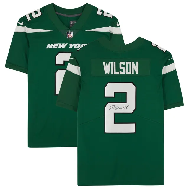 Nike Youth Garrett Wilson New York Jets Green Game Replica Jersey