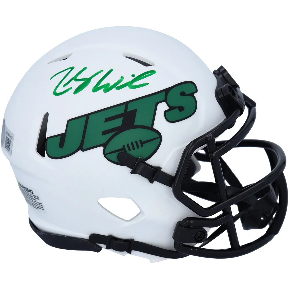 Lids Zach Wilson New York Jets Fanatics Authentic Autographed Riddell Lunar  Eclipse Alternate Speed Mini Helmet