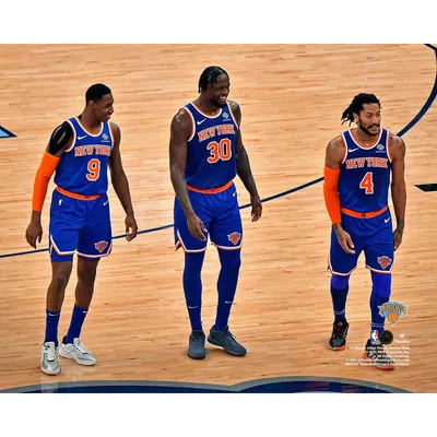 Lids Derrick Rose, Julius Randle & RJ Barrett New York Knicks Fanatics  Authentic Unsigned On The Court Photograph