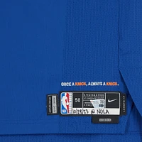 Maillot bleu n°20 de Dylan Windler des New York Knicks utilisé lors du match contre les New Orleans Pelicans le 28 octobre 2023