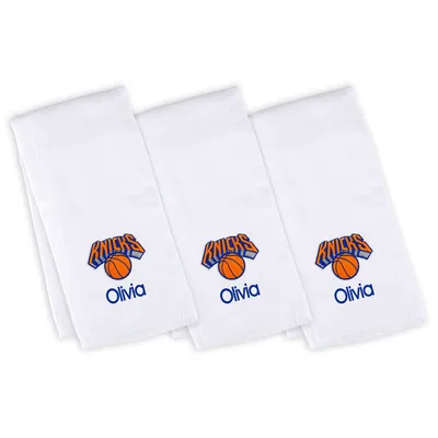 New York Knicks Infant Personalized Burp Cloth -Pack