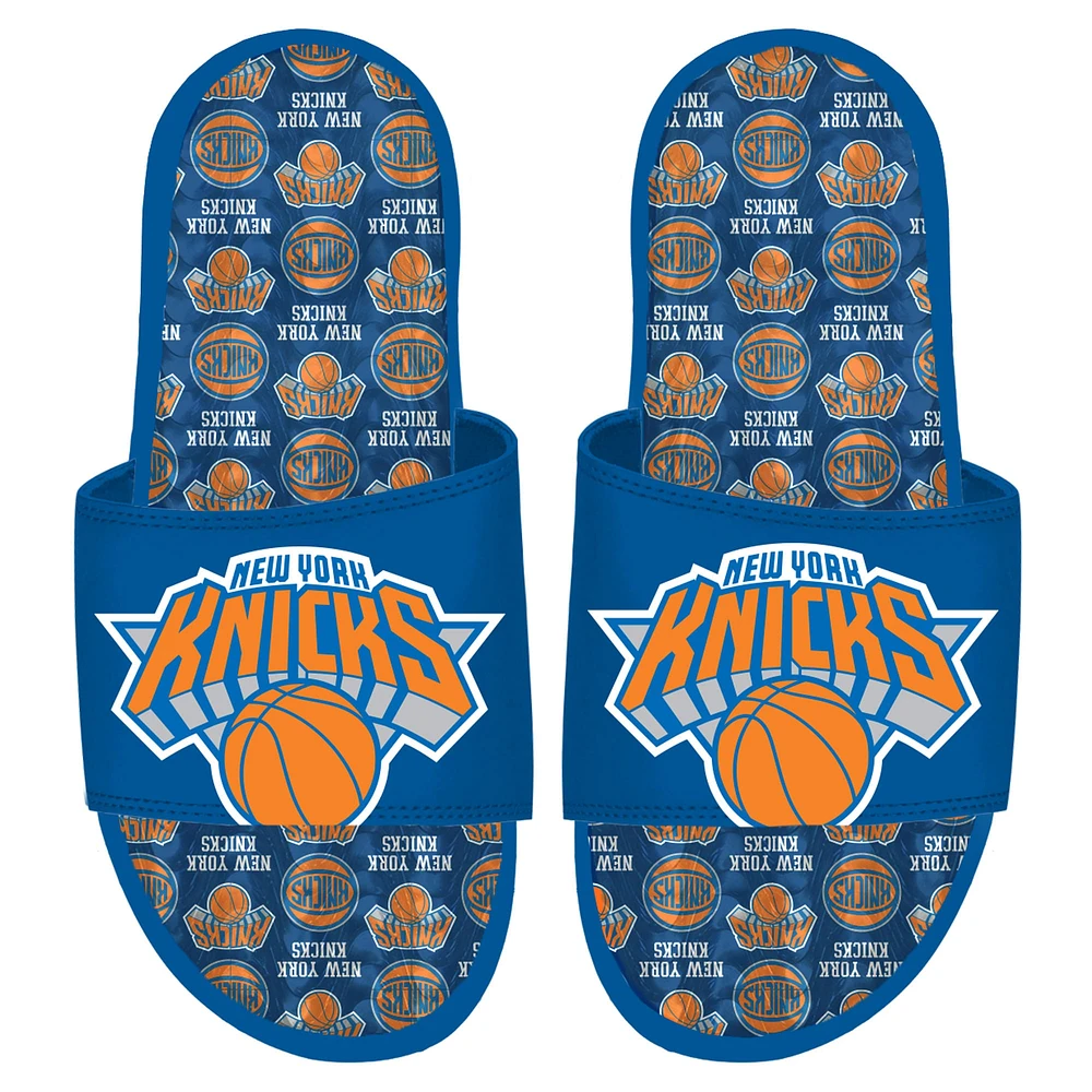 ISlide New York Knicks Team Pattern Gel Slide Sandals