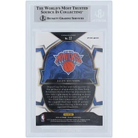 Jalen Brunson New York Knicks Autographed 2022-23 Panini Select Prizm Silver #22 Beckett Fanatics Witnessed Authenticated Card