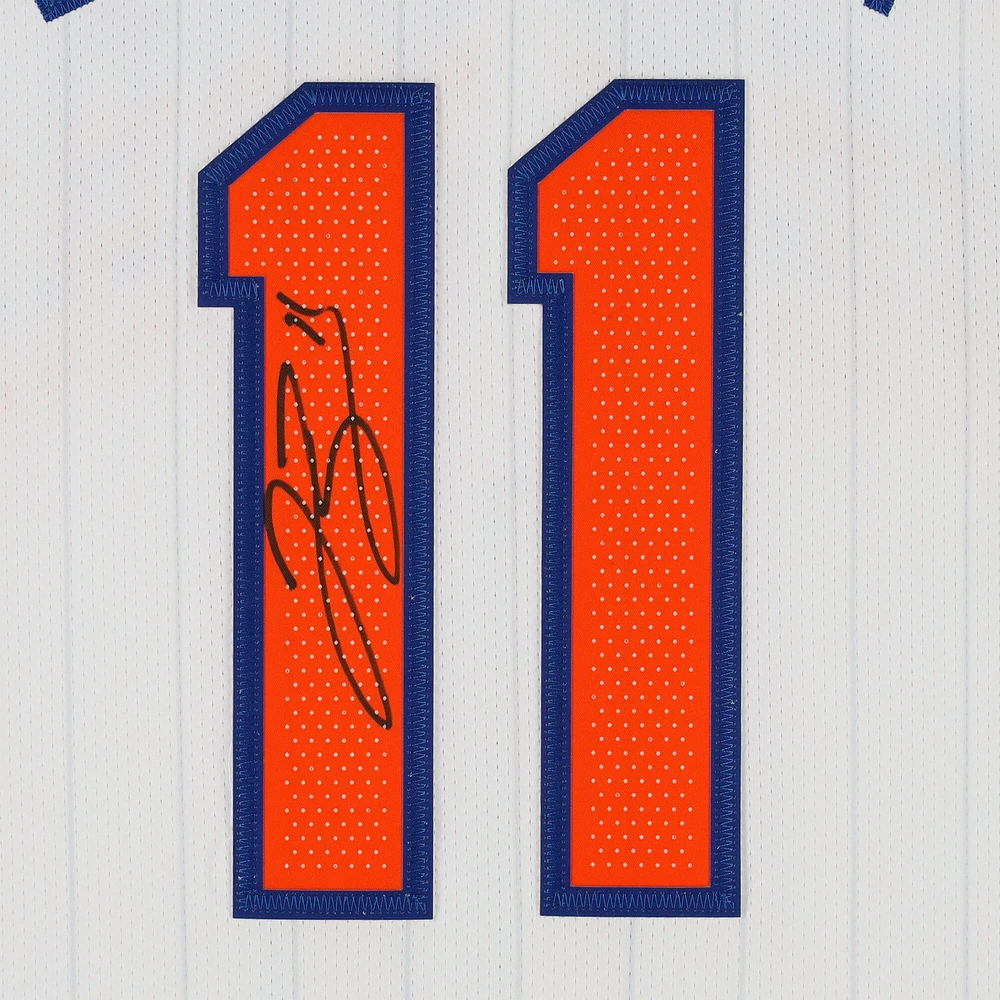 Jalen Brunson New York Knicks Autographed White Nike 2024-25 City Edition Authentic Jersey 