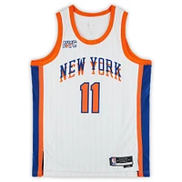 Jalen Brunson New York Knicks Autographed White Nike 2024-25 City Edition Swingman Jersey 