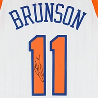 Jalen Brunson New York Knicks Autographed White Nike 2024-25 City Edition Swingman Jersey 