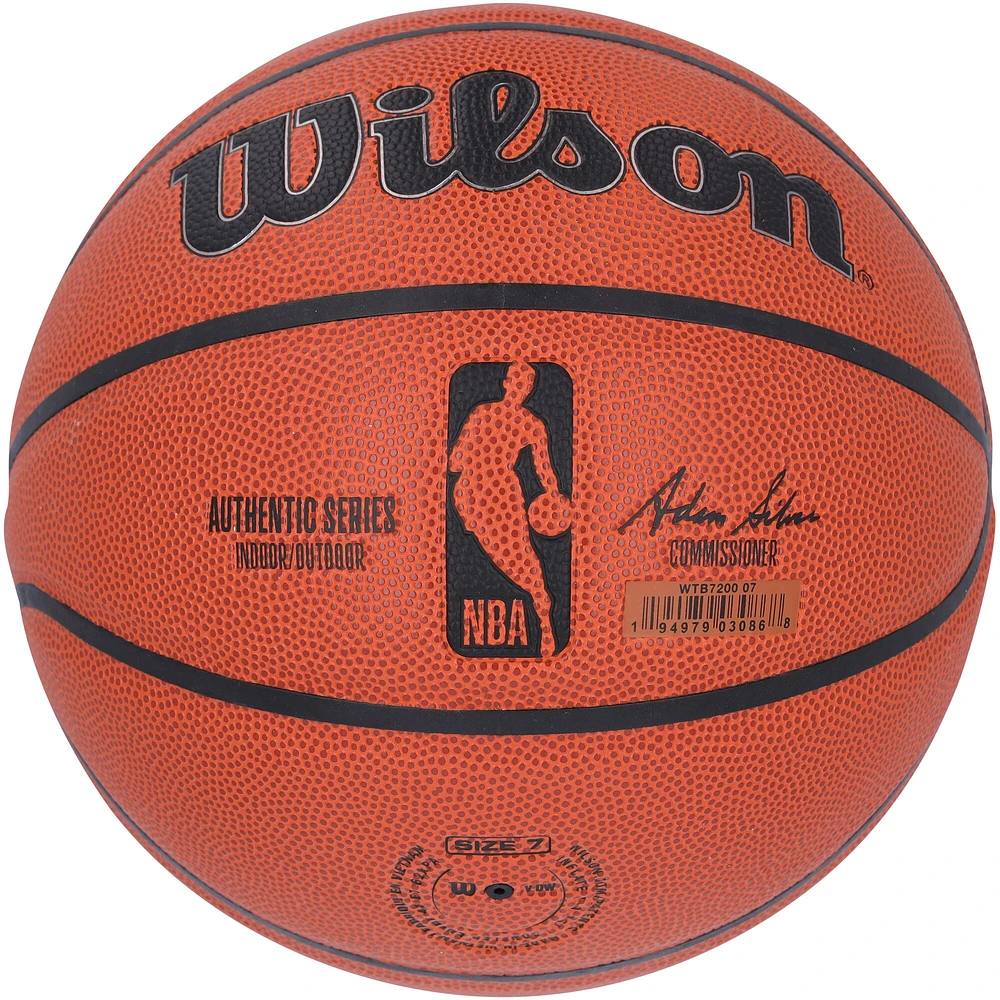 Jerry Lucas New York Knicks Autographed Wilson Authentic Series Indoor/Outdoor Basketball with Multiple Inscriptions - Limited Edition #12/12