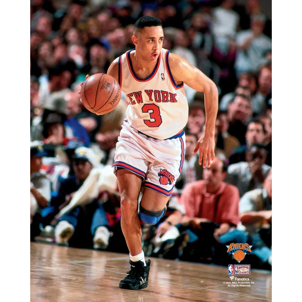 John Starks 3 New York Knicks Home Jersey Hardwood Classics