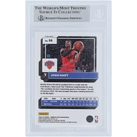 Josh Hart New York Knicks Autographed 2022-23 Panini Donruss Optic Purple #55 Beckett Fanatics Witnessed Authenticated Card 