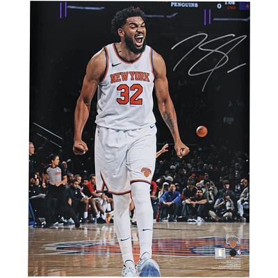 Karl-Anthony Towns New York Knicks Autographed 16" x 20" Scream Photograph