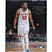 Karl-Anthony Towns New York Knicks Autographed 16" x 20" Scream Photograph